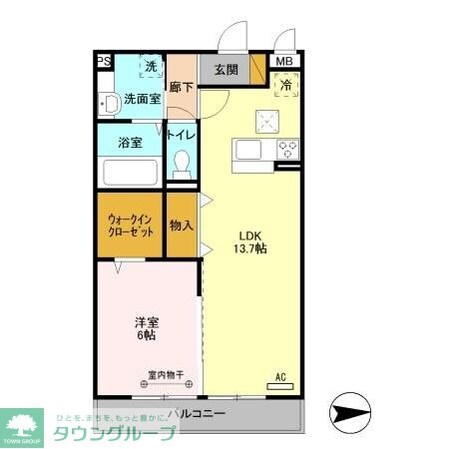 メゾン・ド・リアンの物件間取画像